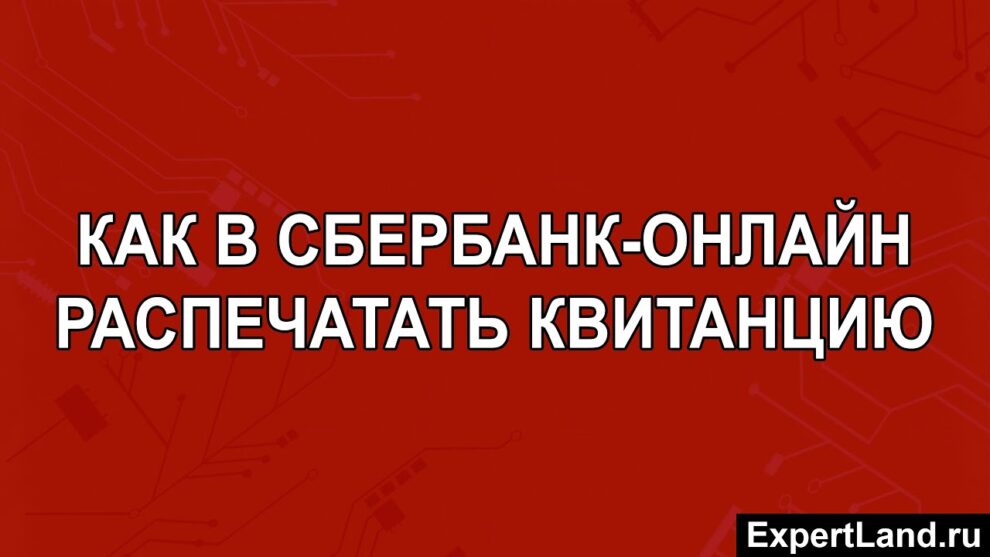 Как получить чек в сбербанк онлайн